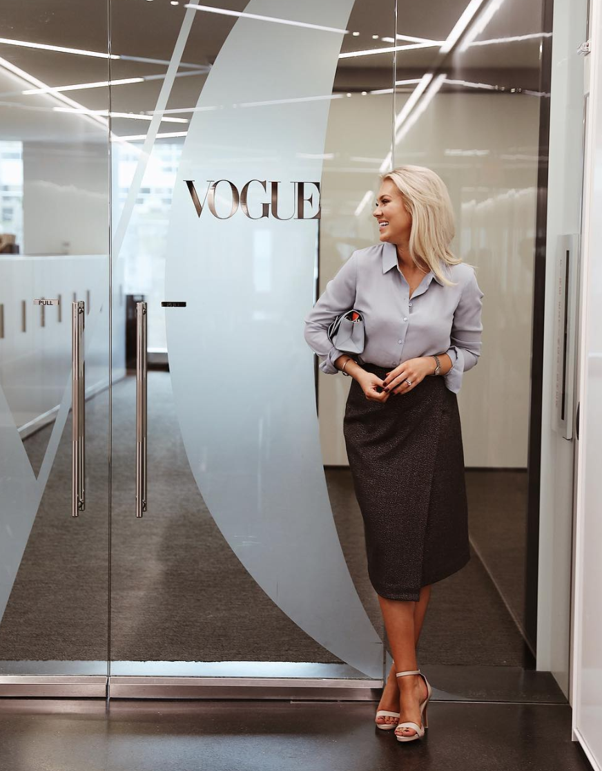 Isabella Löwengrip besöker Vogue i New York Isabella Löwengrip besöker Vogue i New York